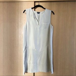THEORY 100% silk beige tunic dress (size 6)